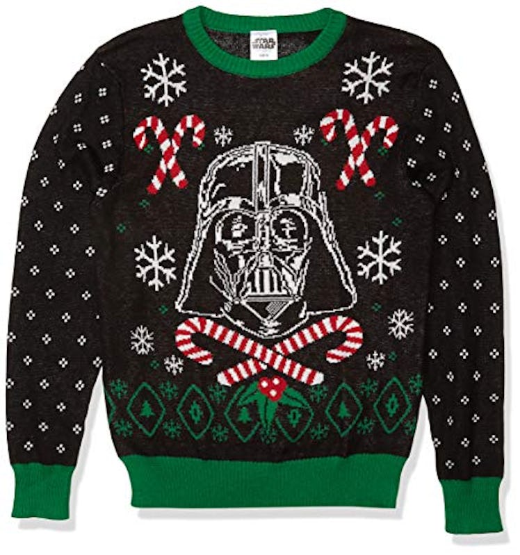 Star Wars Men's Darth Vader and Candy Ugly Christmas Sweater