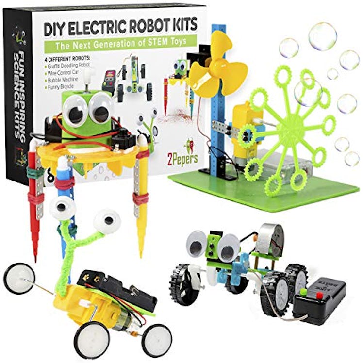 Electric Motor Science Kit for Kids by 2Pepers