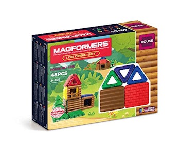 Log Cabin Magnetic Toy Set by Magformers