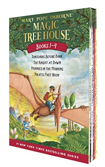 Magic Tree House Boxed Set, Books 1-4: Dinosaurs Before Dark, The Knight at Dawn, Mummies in the Mor...