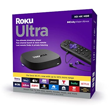 Roku Ultra Streaming Media Player 4K/HD/HDR Bundle