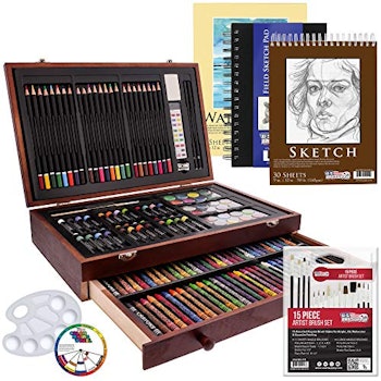 Deluxe 162-Piece Drawing Kit by U.S. Art Supply