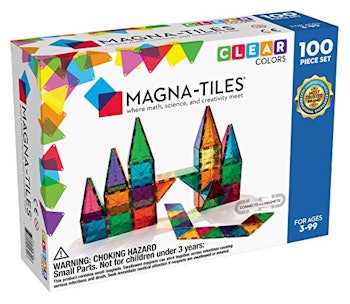 Clear Colors Magnetic Block Set by Magna-Tiles