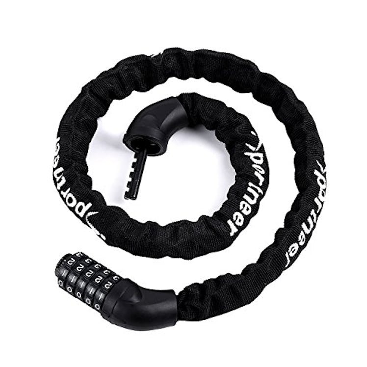 Sportneer 5 Digit Resettable Combination Security Cable Bike Lock