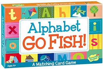 Peaceable Kingdom Alphabet Go Fish Letter Matching Card Game