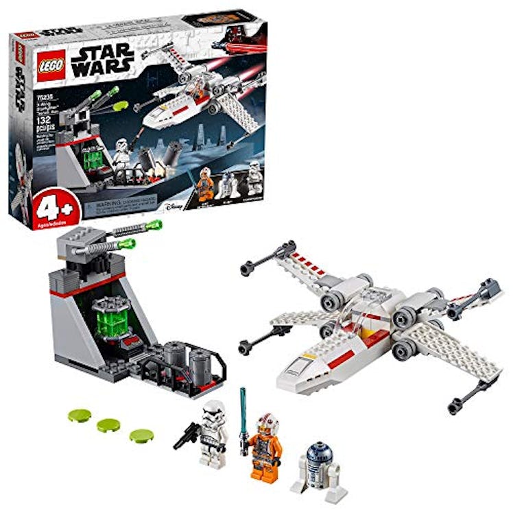 LEGO Star Wars X-Wing Starfighter Trench Run 75235 4+ Building Kit , New 2019 (132 Pieces)