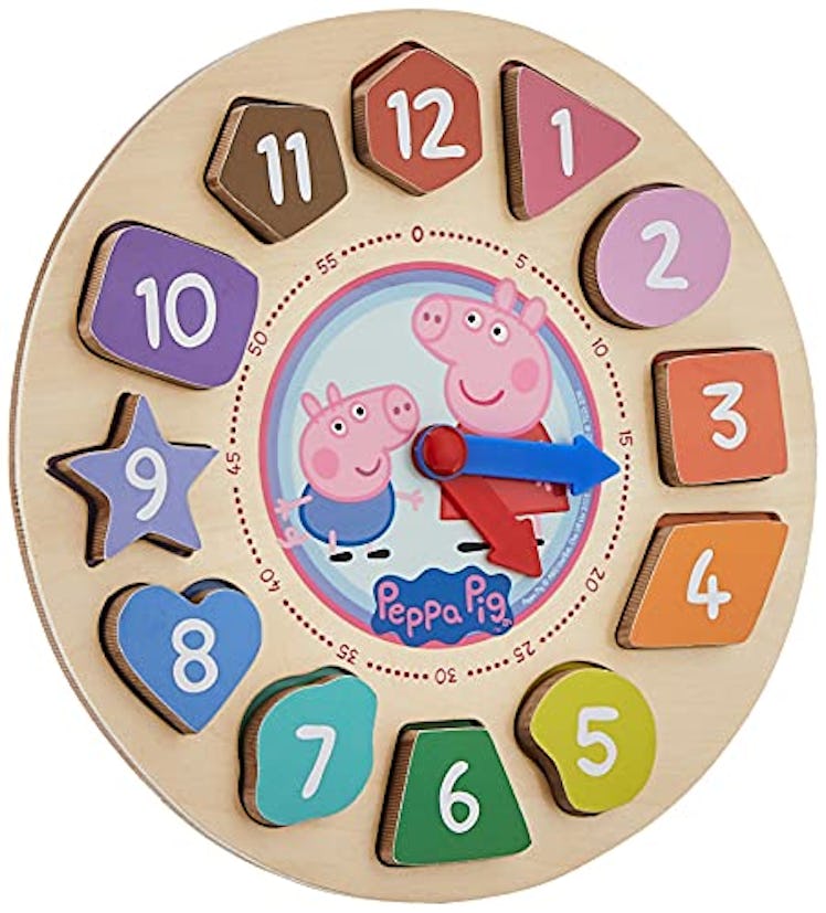 Peppa Pig Shape Sorter Clock Puzzle