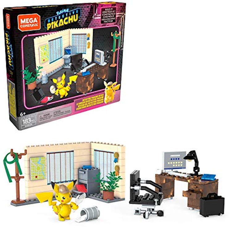 Mega Construx Detective Pikachu's Office Pokemon Toy