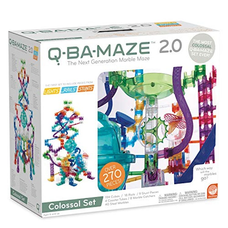 Q-BA-MAZE Marble Run Building Set by Mindware