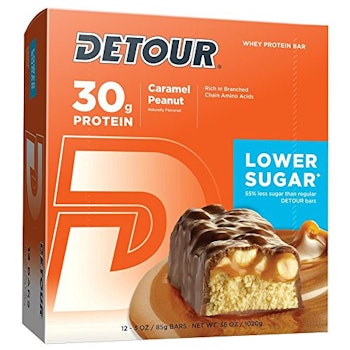 Low Sugar Whey Protein Bars by Detour