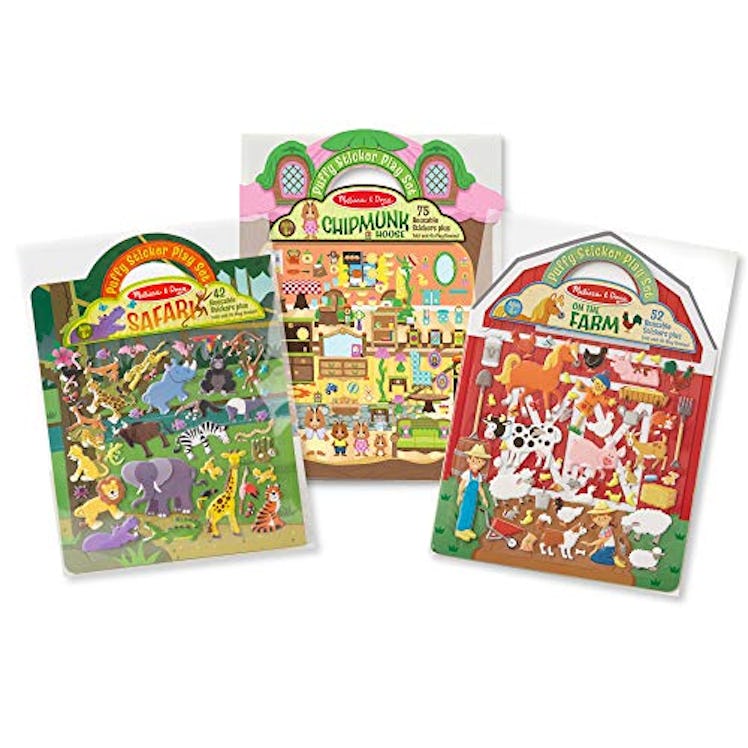 Puffy Sticker Activity Books Set by Melissa & Doug