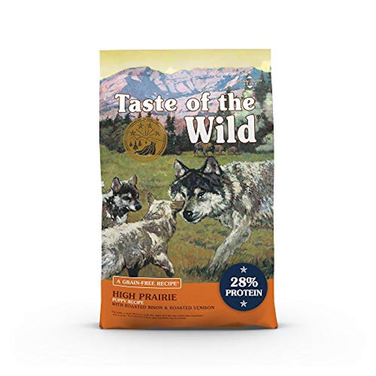 Taste of the Wild Grain Free High Protein Real Meat Recipe High Prairie Puppy Premium Dry Dog Food