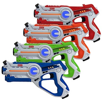 Kidzlane Infrared Laser Tag : Game Mega Pack - Set of 4 Players - Infrared Laser Gun Indoor and Outd...