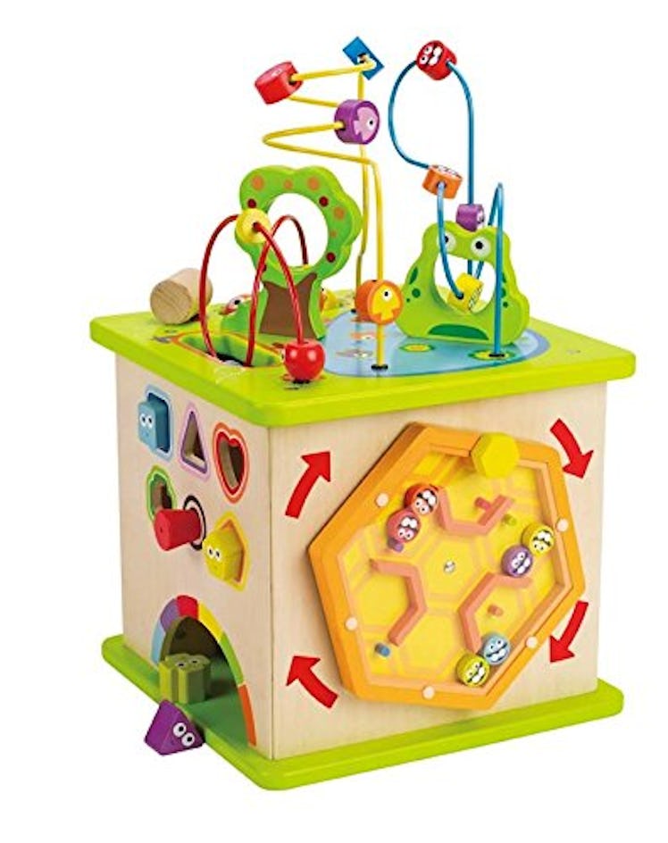 Country Critters Wooden Activity Play Cube by Hape