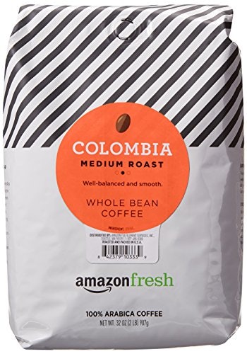 AmazonFresh Colombia Whole Bean Coffee