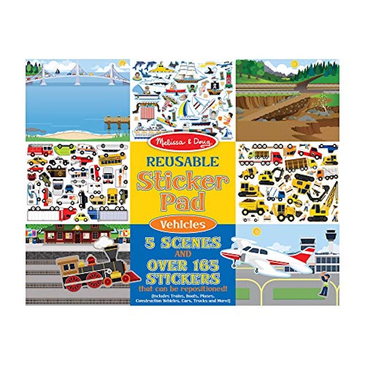 Reusable Sticker Pad: Vehicles by Melissa & Doug