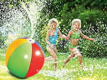 Splash and Spray Beach Ball Sprinkler by Poolmaster