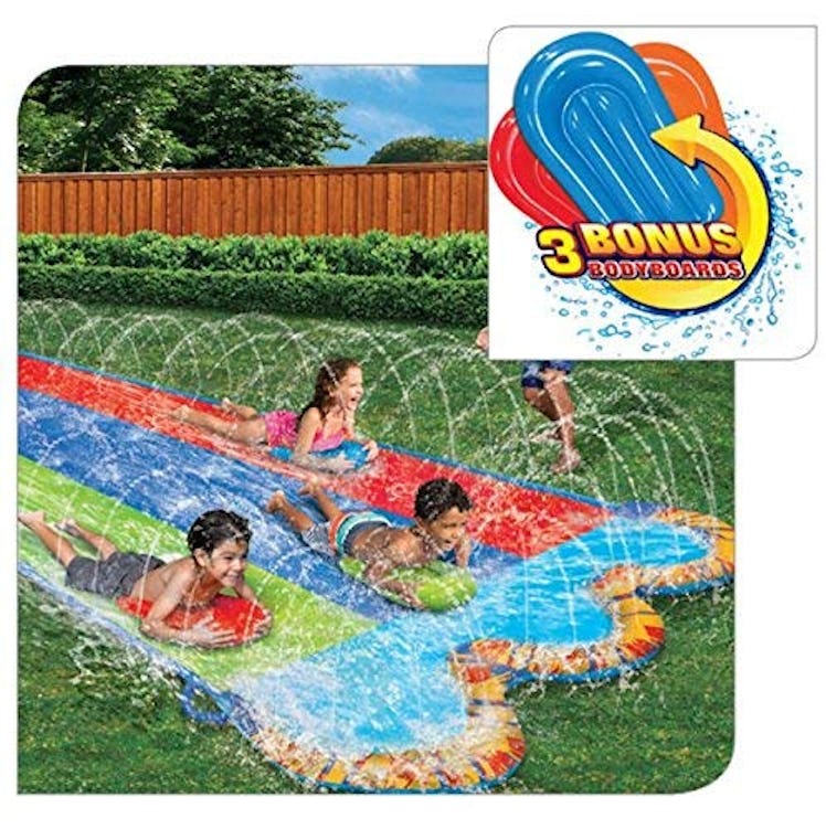 Triple Racer Kids' Slide by Banzai