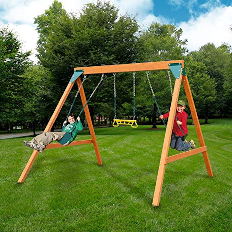 Ranger Wooden Kids' Swing Set by Swing-N-Slide