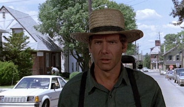 Harrison Ford as Detective John Book pretending to be Amish in 'Witness' (1985)