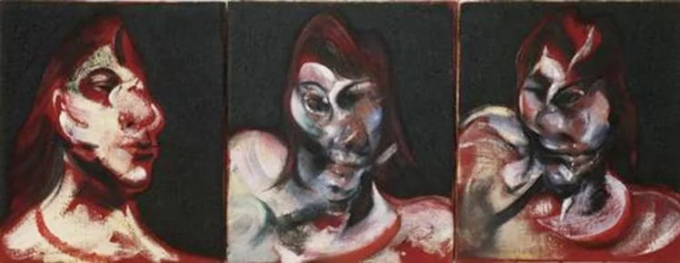 ‘Three Studies for the Portrait of Henrietta Moraes,’ Francis Bacon, 1963