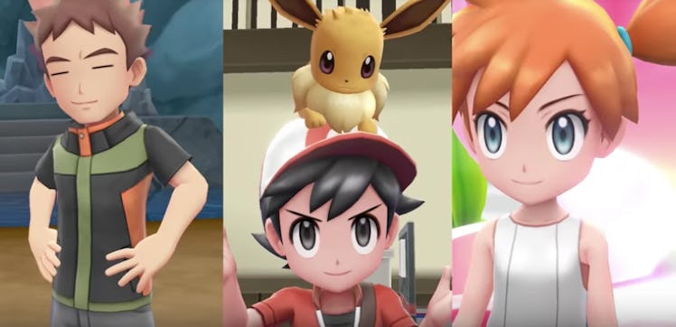 Pokemon Let's Go Brock Ash and Misty