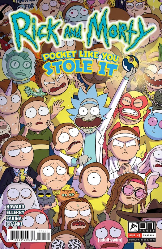 The very first issue shows a lot of Mortys that fans will appreciate.