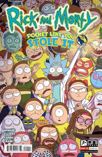 The very first issue shows a lot of Mortys that fans will appreciate.
