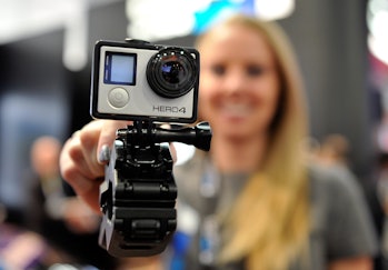 A GoPro Hero 4 camera.