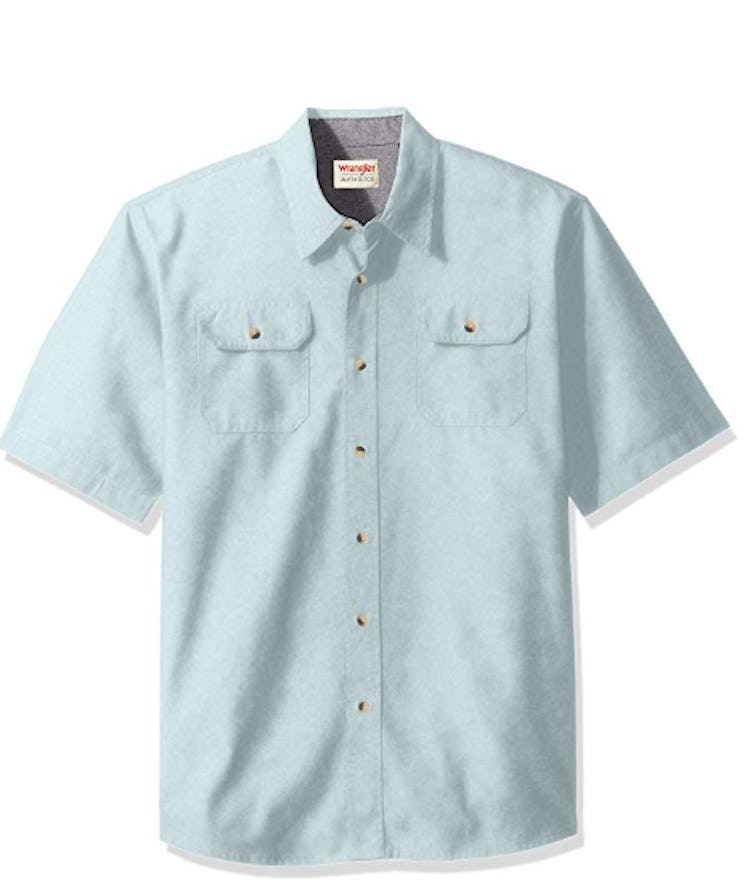 Wrangler Men's Short Sleeve Classic Twill Shirt