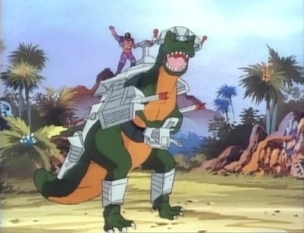 dino riders cartoon