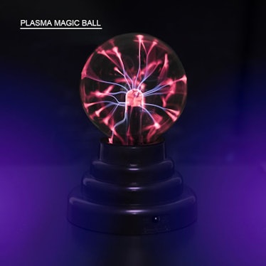3 Inch Magical Plasma Ball Light Electric Globe Finger Touch Glow