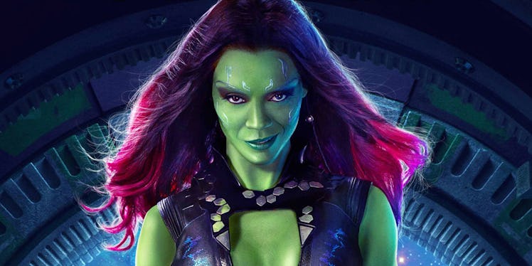 Zoe Saldana as Gamora in 'Guardians of the Galaxy Vol 2'