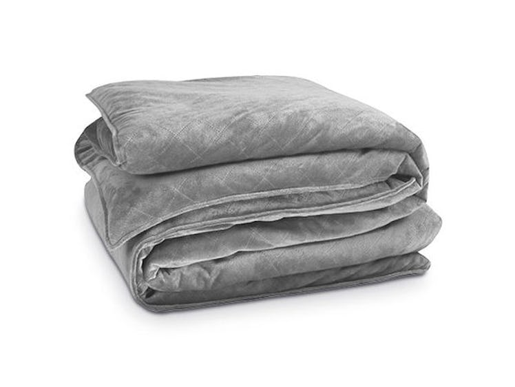 Bibb Home 12 Lb Weighted Blanket & Mink Cover