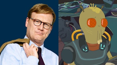 Andy Daly is Krombopulos Michael, delightful assassin for hire.