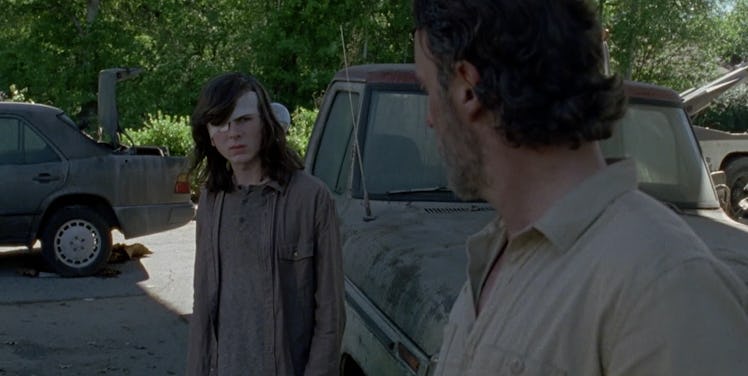 Rick scares away Carl's new potential friend.