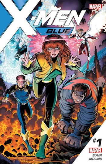 Cover for X-Men Blue by Marvel Comics