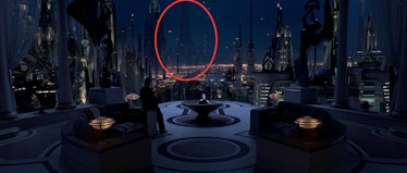 Padme's apartment view from Revenge of the Sith 