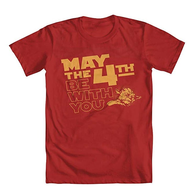 May the 4th Be With You Yoda Shirt (available in blue, green, red, or black)