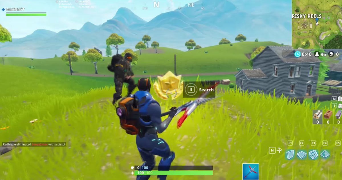 'Fortnite' How to Search Between a Scarecrow and Find the Pink Hot Rod
