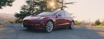 The Tesla Model 3.