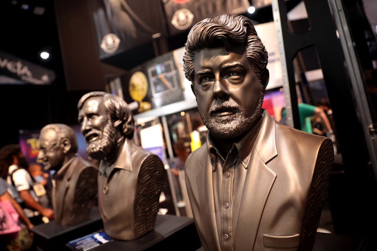 Stan Lee, Jim Henson & George Lucas busts