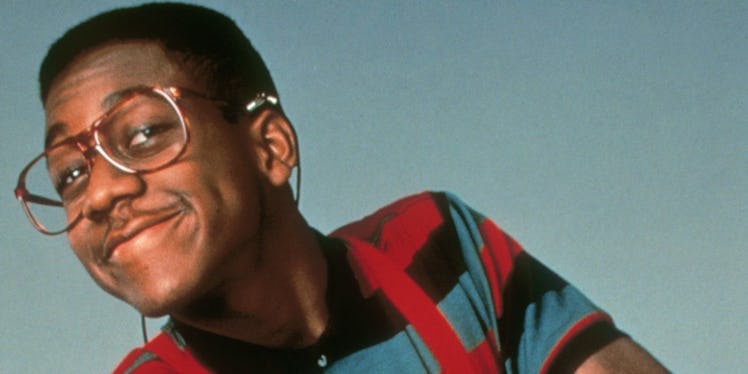 Steve Urkel: geeky teen with a geeky older dad, Herb Urkel.