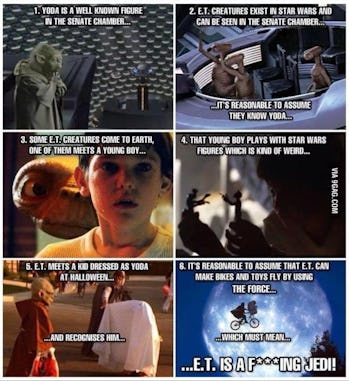 Is E T A Jedi No E T Is Not A Jedi