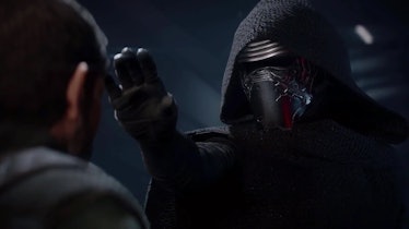 Kylo Ren breaks Del Meeko's mind to get the info he needs, but it's very different from the movies.