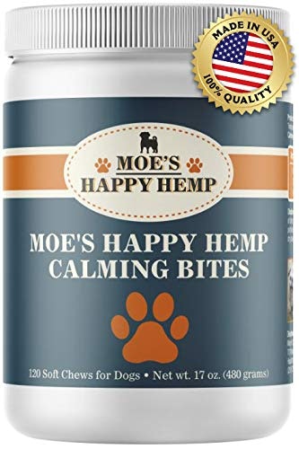 A pill container for hemp dog treats.