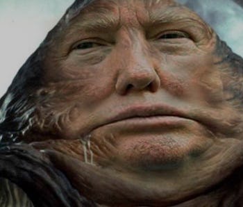 Donald Trump Becomes Jabba The Hutt As Mark Hamill Skewers President Son