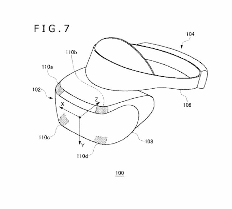 ps5 virtual reality headset patent vr