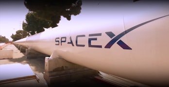 SpaceX's current hyperloop tunnel.