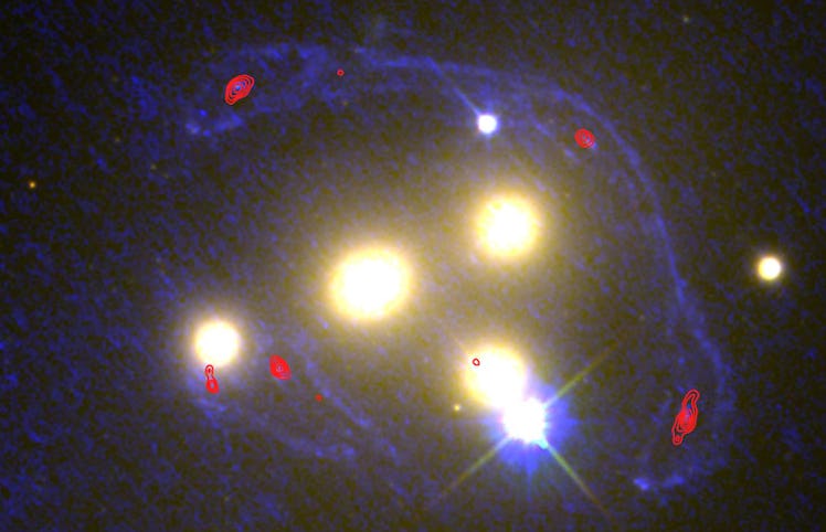 Abell 3827 galactic cluster